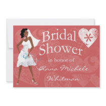 African American Bridal Shower Invitation