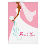 African American Bride - Thank You Cards