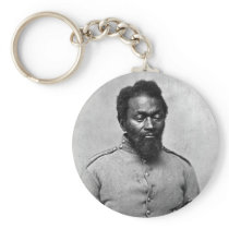 African American Civil War Soldier, 1861 Key Chain