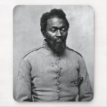 African American Civil War Soldier, 1861 Mouse Pads