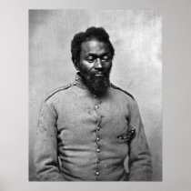 African American Civil War Soldier, 1861 Print
