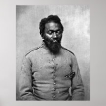 African American Civil War Soldier, 1861 Print