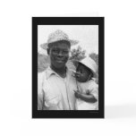 African American Father and Baby 1935 Card