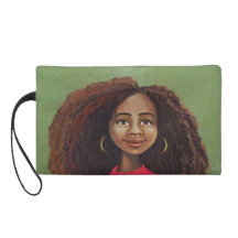 African American girl Bagettes Bag Wristlet Purses