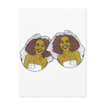 African-American Lesbian Wedding Postcards