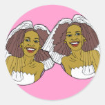 African-American Lesbian Wedding Sticker