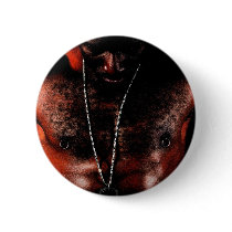 African American Man button