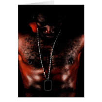 African American Man card