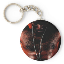 African American Man keychain
