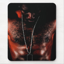 African American Man mousepad