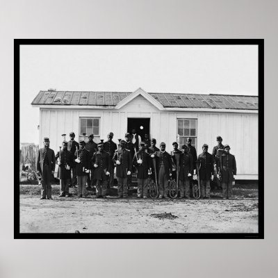 African American Military Band 1865 by lc_civilwar