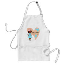 African American Mommy and Daddy's Princess Apron