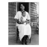 African American Mother and Child Card
