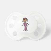 African American Nurse Baby Pacifiers