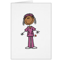 African American Nurse Greeting Cards