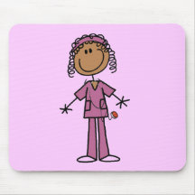 African American Nurse Mouse Pad