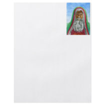 African American Old World Santa Flyer Design