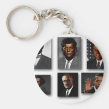 African American Presidents of the United States Keychain