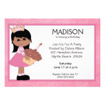 African American Princess Invitations