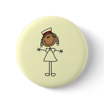 African American Stick Figure Tshirts and Gifts Pin