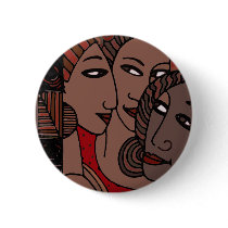 African American Women Button