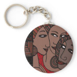 African American Women keychains