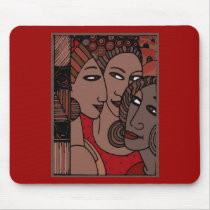 African American Women Mouse Pad