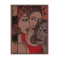 African American Women Postcard