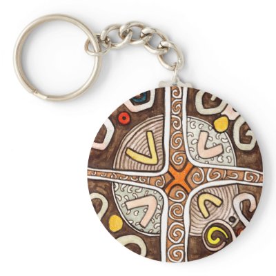 African Art Keychain by ShouShou