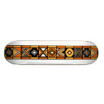 African art pattern skate board deck