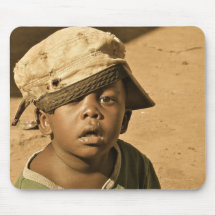 African Boy Mousepads