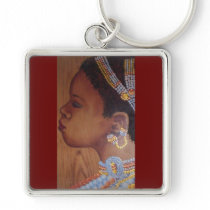 African Bride Key Chains