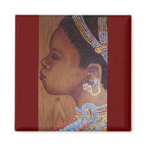 African Bride Magnets