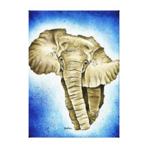 African Continent Canvas Prints