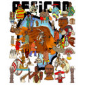 African Cultural Lion Hearted Tribes t-shirts
