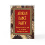 African Dance Party Invitation Card Butterfly Wing