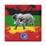 AFRICAN ELEPHANT BY GREGORY GALLO REFRIGERATOR MAGNETS