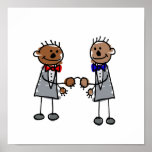 African Gay Couple posters