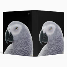African Grey Parrot Avery Binder