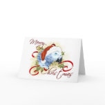 African Grey Parrot Christmas Cards
