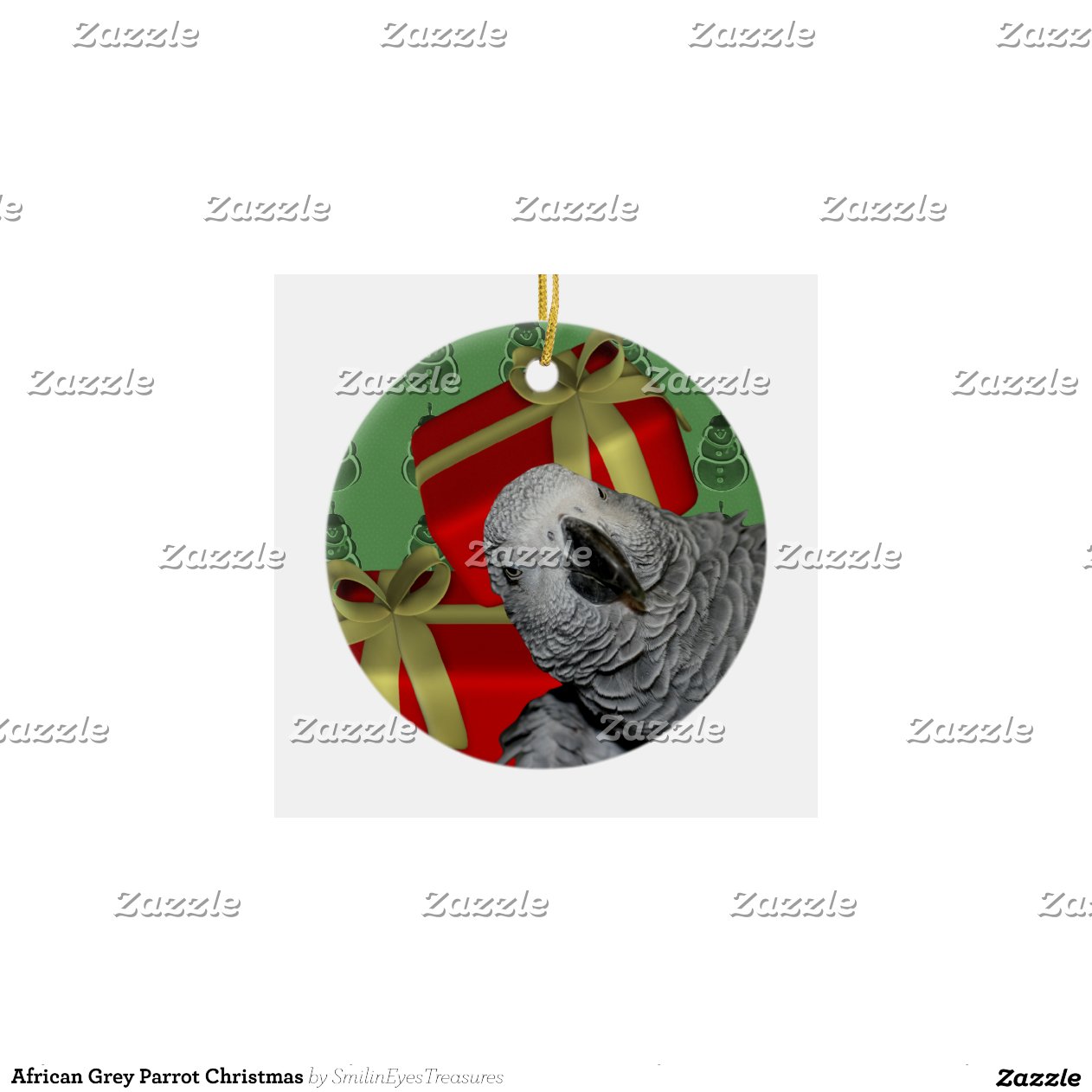 african grey parrot christmas ornament zazzle personalized california christmas ornaments