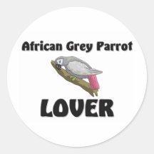 African Grey Parrot Lover Sticker