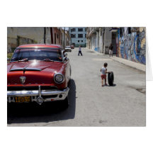 African Hamel district, Havana, Cuba, UNESCO Card