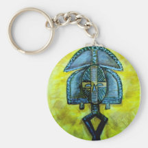 African icon: Kota (Gabon) Keychains