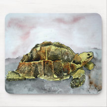 african leopard desert tortoise mouse pad