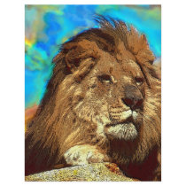 African-Lion-Digital Art Flyers
