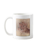 African Lion Painting Mugs