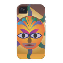 African Mask iPhone 4/4S Cases