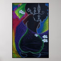 African Moon - Miami Deco Print