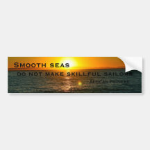 African Proverb Bumper Sticker